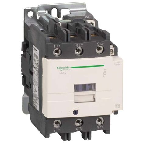 TESYS D - CONTACTOR DE 3 POLOS, AC3 - 38A, CONTACTOS DE PUNTO. NO+ NC, BOBINA 110V AC 50/60HZ, TERMINALES DE TORNILLO