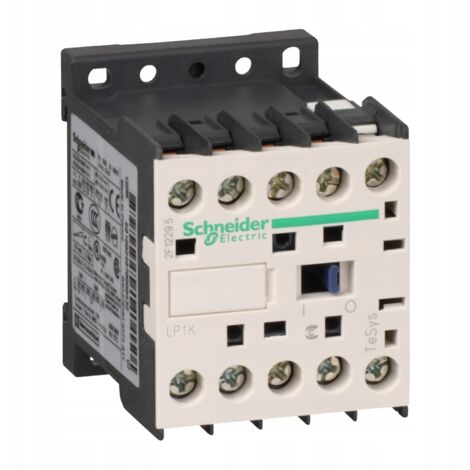 TESYS K - CONTACTOR DE 3 POLOS, AC3-6A, NO DE CONTACTO DE PUNTO, BOBINA DE 12V CC, TERMINALES DE TORNILLO