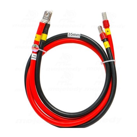 2x cable de conexión batería inversor 100cm 35 (1/2)