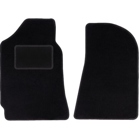 Alfombrillas Delanteras Negras Para Land Rover Defender TD5 90/110 - LHD, LUCARI LRI34041