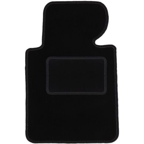 Alfombrilla de conductor negra para: BMW 3 E46 compacto, coupé, sedán, familiar, touring (1998-2007)
