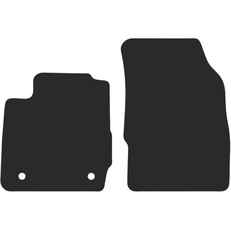 Ford Fiesta VI Restyling vloermatten 2011-2016 Fix Rond, precies passend, antislip, versterkte hielkussens van rubber