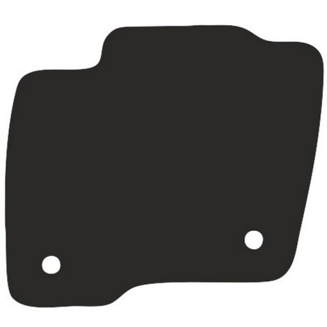 Alfombrilla De Conductor Negra Para: Ford S-max Mk1 Minivan (2006-2012