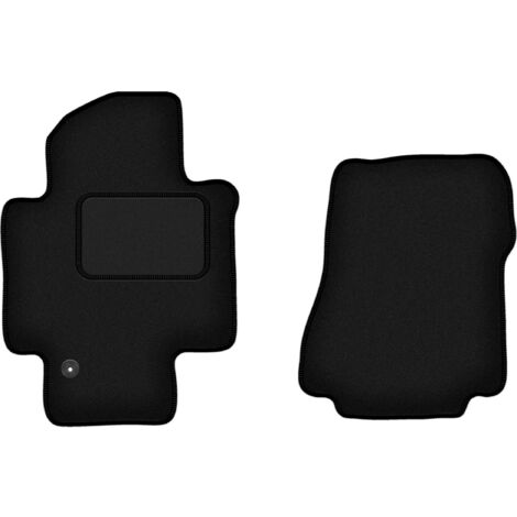 Alfombrillas Rojo Logo P Alfombrillas De Velours Para Fiat Panda 169 ( 2003-2012) - Color Negro, Con Logo 'P' Tapetes Velours Fiat Panda