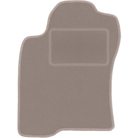 Alfombrilla de conductor beige para Toyota Land Cruiser J120 5 puertas (2002-2009)
