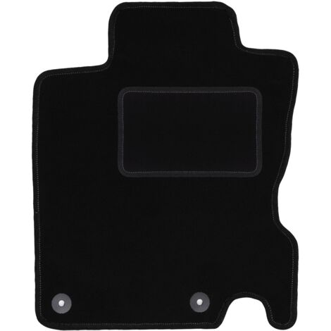 Alfombrilla de conductor negra para: Nissan Qashqai II J11 crossover (2013-)