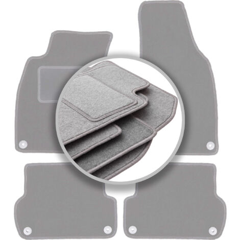 Alfombrillas grises para coche: Audi A4 B7 sedán, familiar, Avant (2001-2004)