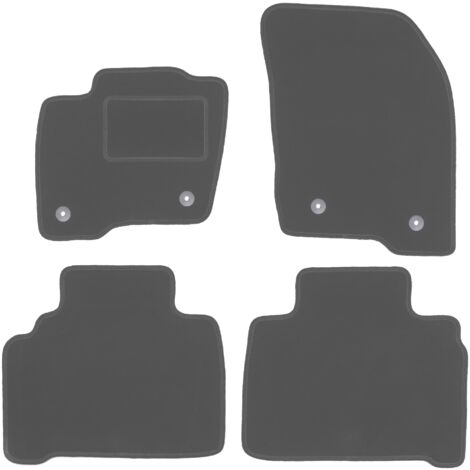 Alfombrilla De Conductor Negra Para: Ford S-max Mk1 Minivan (2006-2012