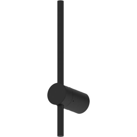 Aplique de pared rectangular minimalista negro de 30 cm para salón o dormitorio, LED de color variable de 4W, SWING Milagro