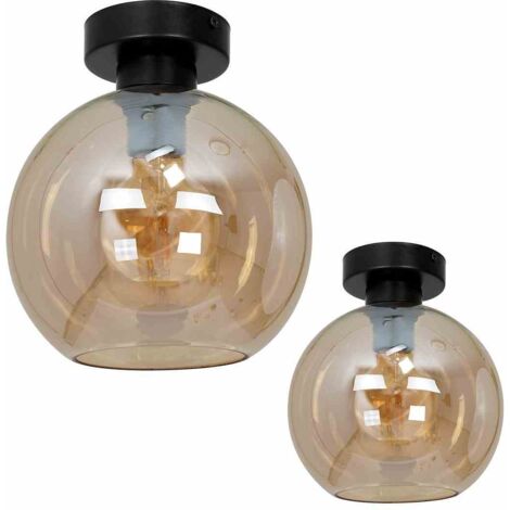 Lámpara de techo SOFIA AMBER 1xE27 (1/5)