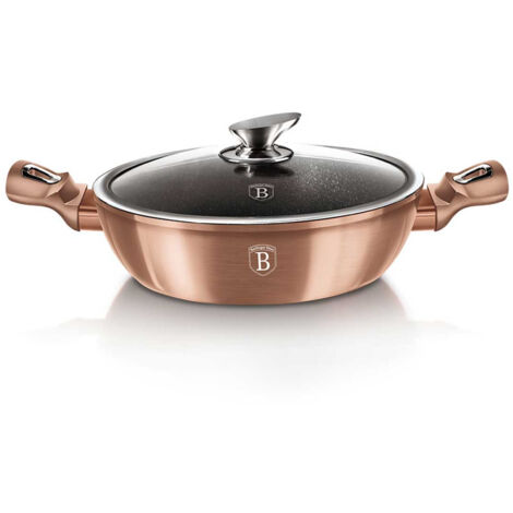 OLLA DE GRANITO 28cm BERLINGER HAUS BH-1519 ORO ROSA (1/5)