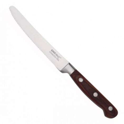 Cuchillo de cocina de acero dentado 12,5cm KINGHOFF KH-1702 (1/3)