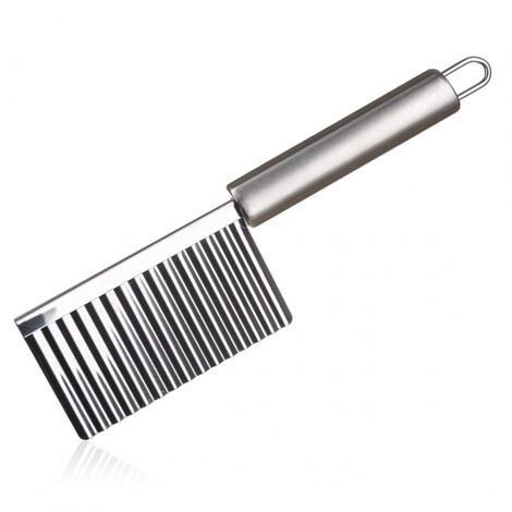CUCHILLO ONDULADO CORRUGADO PARA VERDURAS, FRUTAS, PAPAS FRITAS, BANQUETES (1/3)