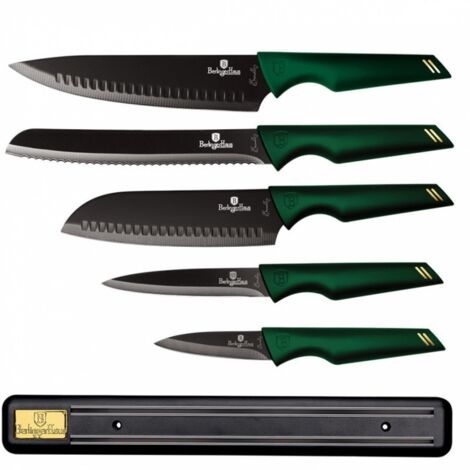 JUEGO DE 5 CUCHILLOS DE COCINA CON HOJA BERLINGER HAUS BH-2696 (1/2)