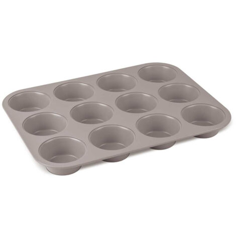 MOLDE DE TITANIO PARA 12 MUFFINS BERLINGER HAUS BH-7947 TAUPE (1/5)