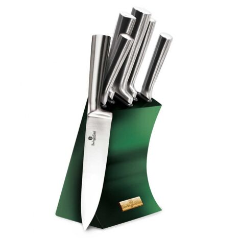 JUEGO DE CUCHILLOS BERLINGER HAUS BH-2448 EN SOPORTE