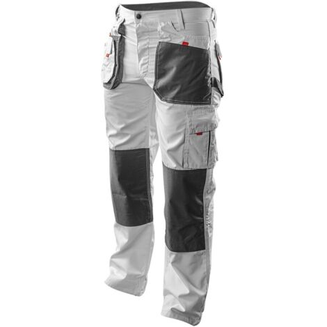 Pantalones de trabajo, blancos, talla S/48 (1/5)