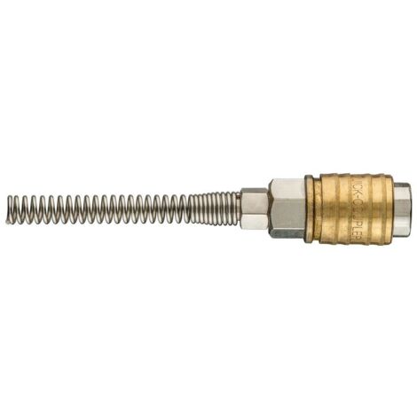 Conector rápido para compresor con salida de manguera de 4 x 6 mm (1/5)