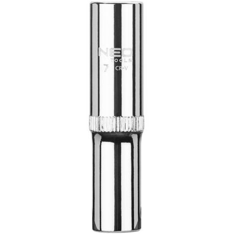 Vaso hexagonal largo de 1/4", 7 mm, superlock (1/2)
