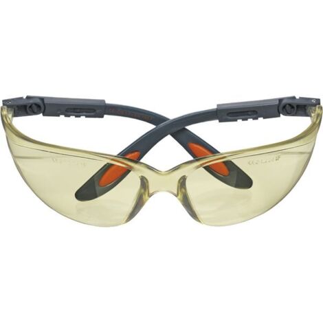 Gafas de seguridad de policarbonato con lentes amarillas. (1/2)