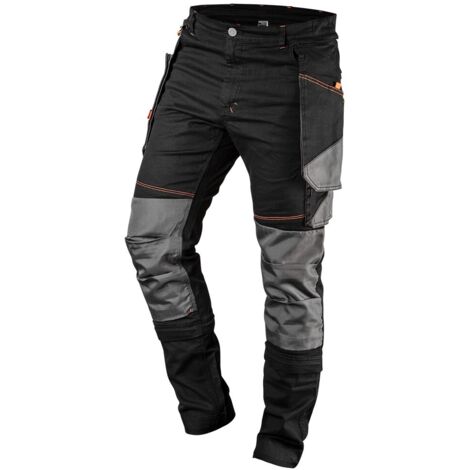 Pantalón Trabajo Unisex SNICKERS FlexiWork Gris - Talla 54 Corta | Leroy Merlin