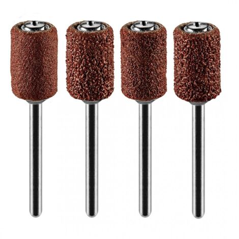 Banda de lijado de 6,3 mm, K60, K80, K120, K240, juego de 100, + mandril de 3,2 mm, 2 unidades. (1/5)