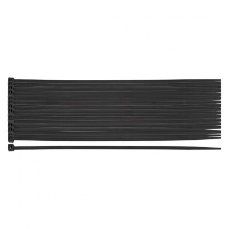 Bridas para cables Extreme de 2,5 × 100 mm, negras, 100 unidades. (1/5)