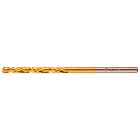 Brocas metálicas HSS-TiN de 2,4 mm, 3 unidades. (1/2)