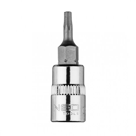 Punta Torx TX10 con casquillo de 1/4", corta, 37 mm (1/5)