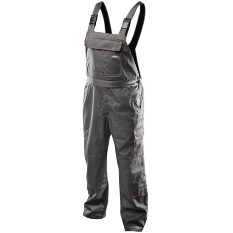 Pantalones básicos de trabajo con peto, talla XL/56 (1/2)