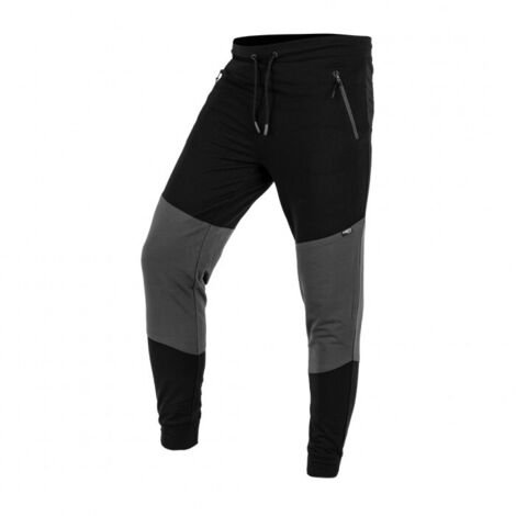 Pantalones deportivos cómodos, negros y grises, talla M (1/5)