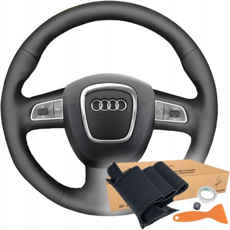 Patrón de moldura de la cubierta del volante para Audi A3 8P A4 B8 A5