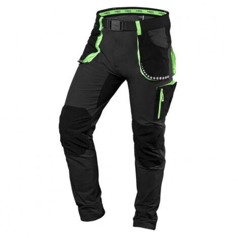 Pantalones de trabajo de alta calidad, elásticos en cuatro direcciones, negros, talla XXXL (1/5)