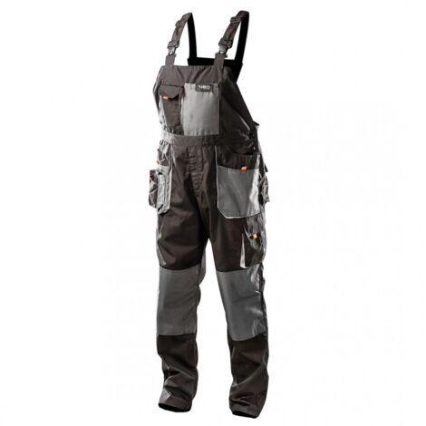 Pantalones de trabajo HD con peto, talla M/50