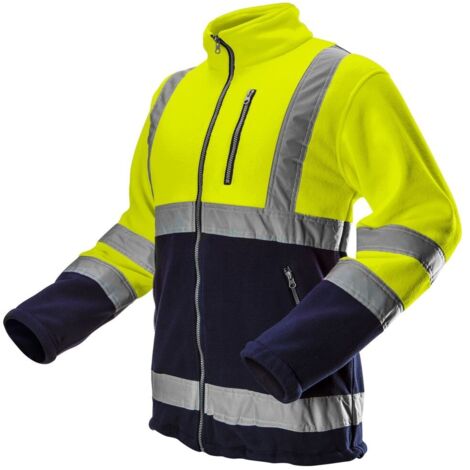 Sudadera de felpa amarilla de alta visibilidad, talla XXL (1/5)