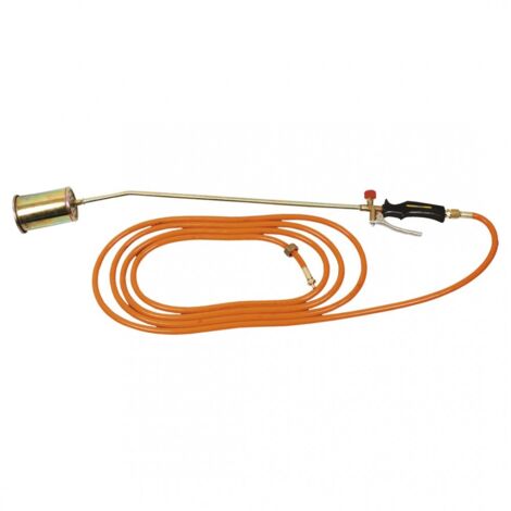 Kit de techado Topex de 58 kW: quemador, lanza de 50 cm y manguera de 5 m (1/2)