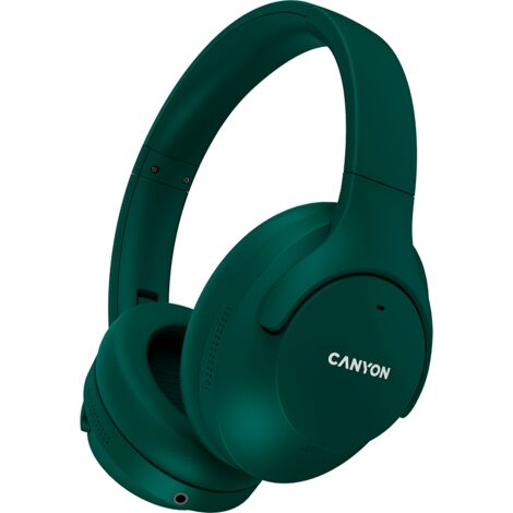 Auriculares inalámbricos supraaurales CANYON OnRiff 10 ANC en color verde (1/2)