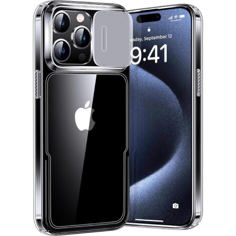 Funda Humixx para iPhone 15 Pro, transparente, no amarillea - Ultraprotección (1/3)