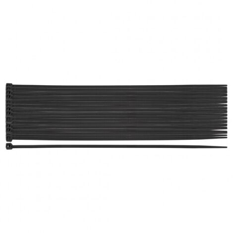 Bridas para cables Extreme de 2,5 × 200 mm, negras, 100 unidades. (1/5)