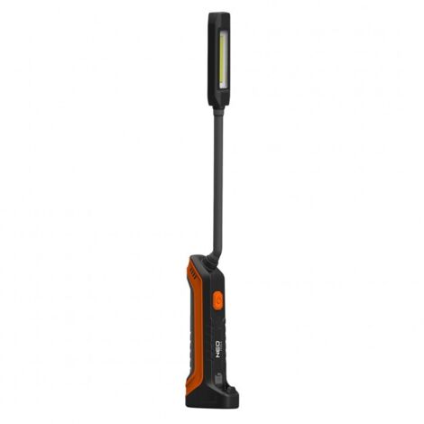 Lámpara de taller recargable de 400 lm COB + linterna (1/5)