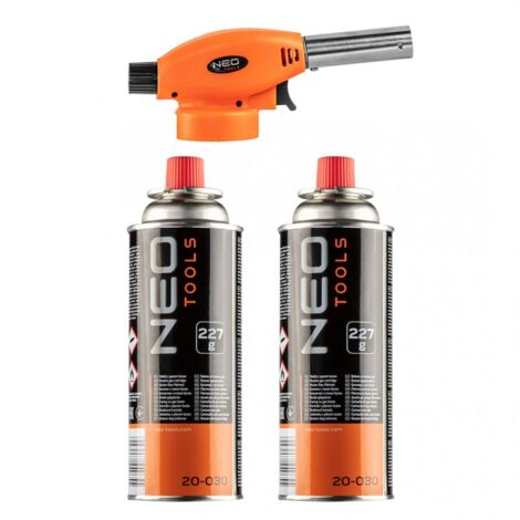 Quemador de gas neo-tools 20-040 encendido piezo 1,11 kW (1/3)