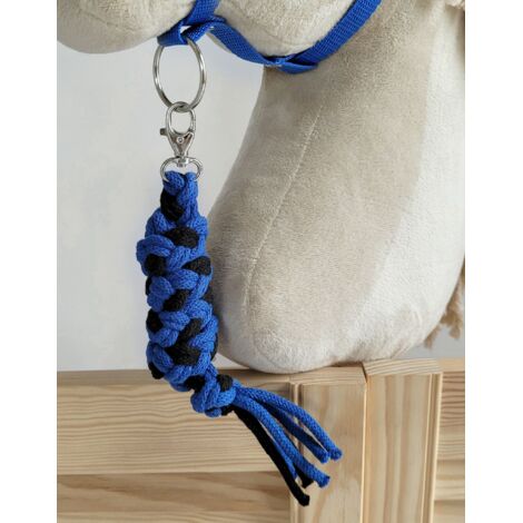 Cuerda de plomo para caballito de juguete - Negra y azul (1/3)