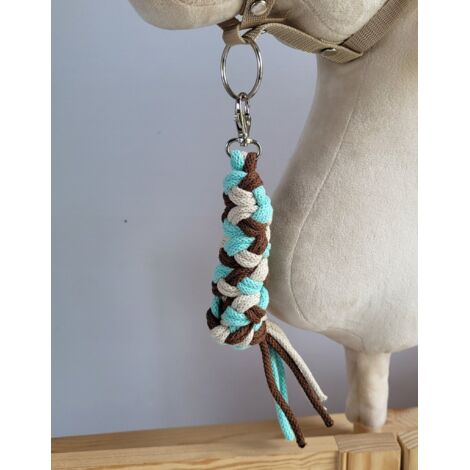 Cuerda de plomo para caballito de juguete - beige claro/marrón/menta (1/2)