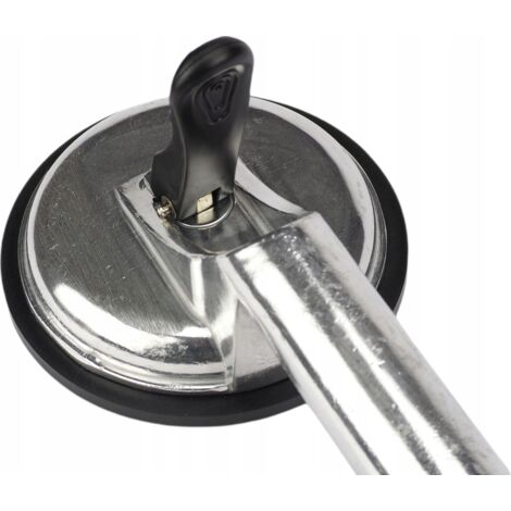Ventosa de aluminio para vidrio, individual, 120 mm