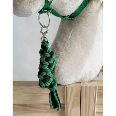 Cuerda de plomo para caballito de juguete - Negra y verde (1/3)