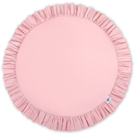 Alfombra de juego con volantes - rosa empolvado (1/5)