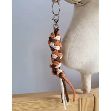 Cuerda de plomo para caballito de juguete - beige claro/marrón/terracota