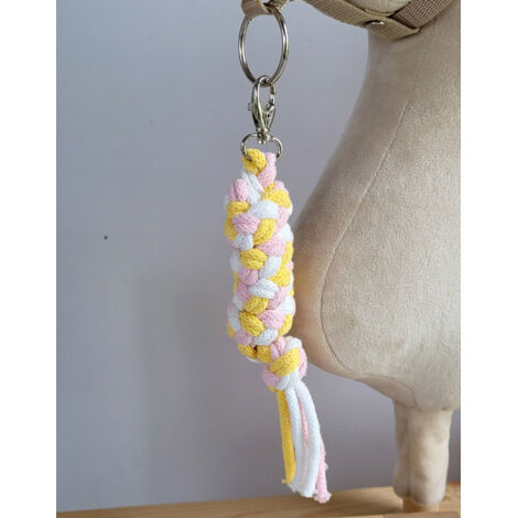 Cuerda de plomo para caballito de juguete - Rosa claro/Amarillo/Blanco (1/2)