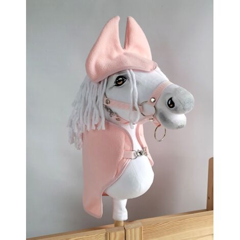 Conjunto Hobby Horse A3: Manta + Gorro para moscas - Rosa empolvado (1/4)