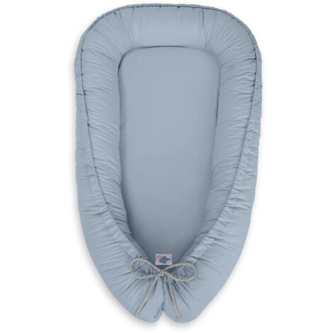 Capullo para bebé, doble cara, parque infantil, arrullo, Premium MY SWEET BABY - azul sucio
